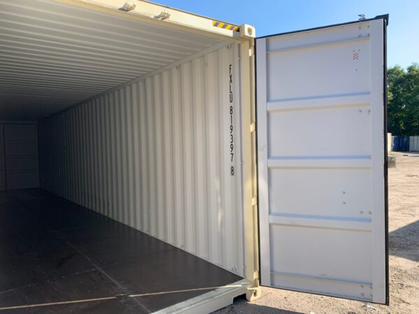 New 40 ft High Cube Double-Door Shipping Container – Beige or Red - Image 21
