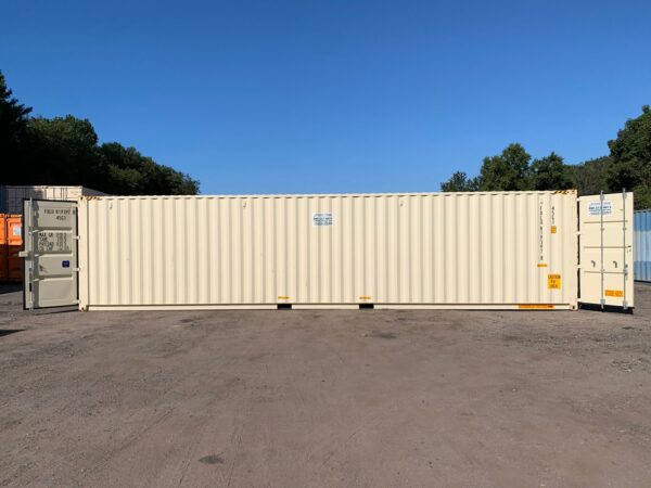 New 40 ft High Cube Double-Door Shipping Container – Beige or Red - Image 37