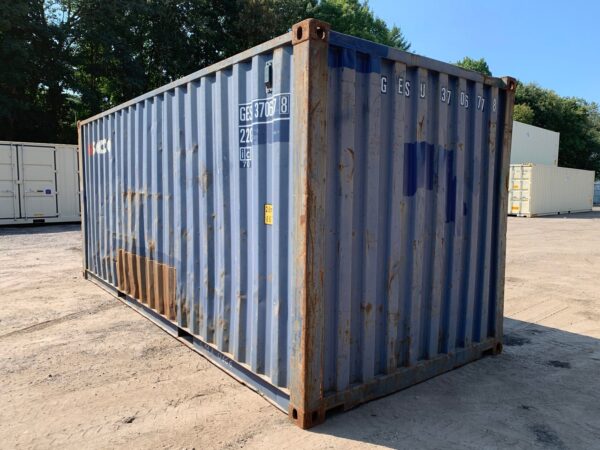 Used 20 ft Standard Height Shipping Container – Blue or Red - Image 8