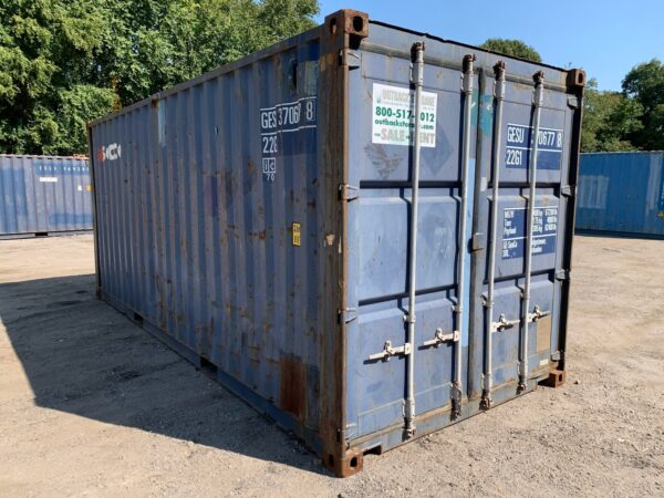 Used 20 ft Standard Height Shipping Container – Blue or Red - Image 12