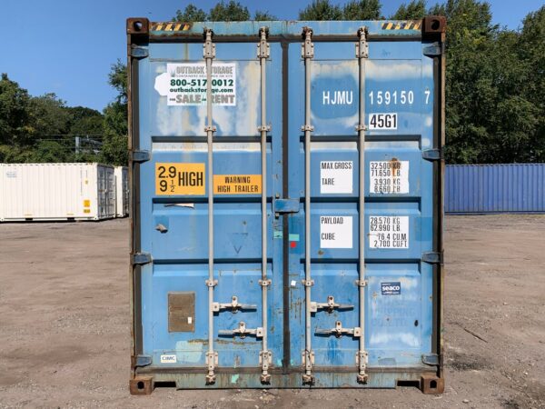 Used 40 ft High Cube Shipping Container – Blue or Red - Image 3