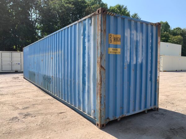 Used 40 ft High Cube Shipping Container – Blue or Red - Image 8