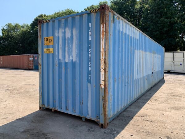 Used 40 ft High Cube Shipping Container – Blue or Red - Image 10