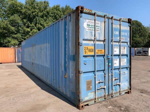 Used 40 ft High Cube Shipping Container – Blue or Red - Image 12