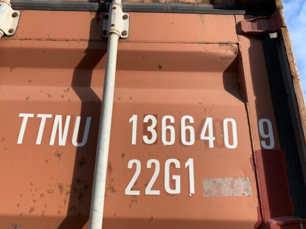 Used 20 ft Standard Height Shipping Container – Blue or Red - Image 2