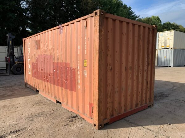 Used 20 ft Standard Height Shipping Container – Blue or Red - Image 8