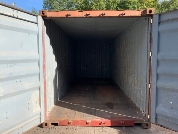Used 20 ft Standard Height Shipping Container – Blue or Red - Image 14