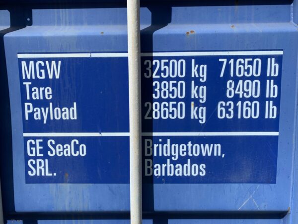Used 40 ft High Cube Shipping Container – Blue or Red - Image 5