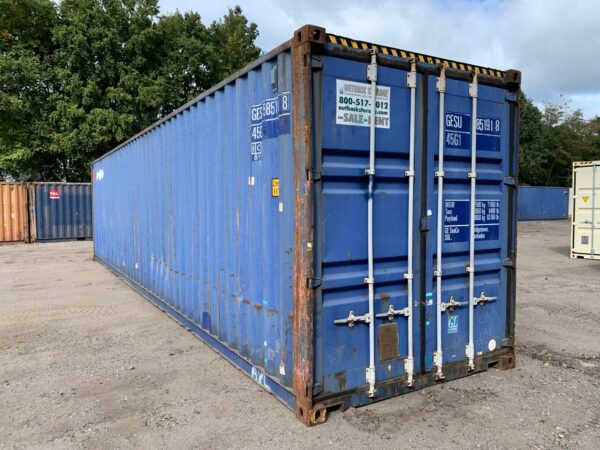 Used 40 ft High Cube Shipping Container – Blue or Red - Image 12