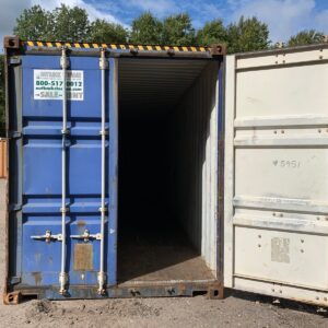 Used 40 ft High Cube Shipping Container – Blue or Red