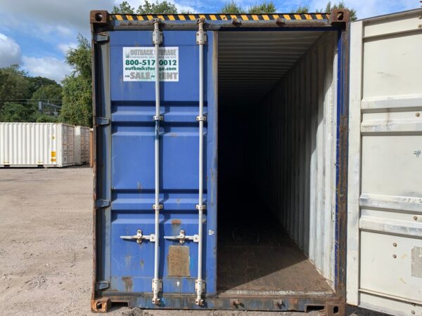 Used 40 ft High Cube Shipping Container – Blue or Red - Image 14