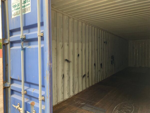 Used 40 ft High Cube Shipping Container – Blue or Red - Image 15
