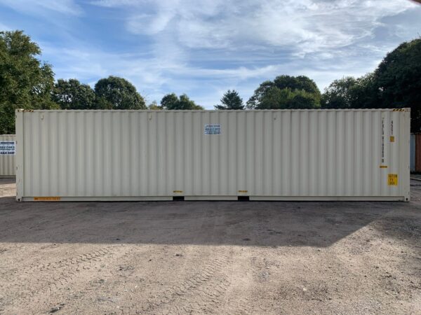 New 40 ft High Cube Double-Door Shipping Container – Beige, Blue, Red - Image 13