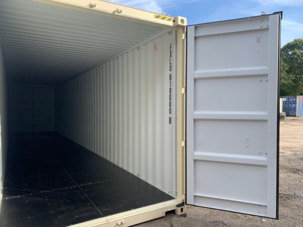 New 40 ft High Cube Double-Door Shipping Container – Beige, Blue, Red - Image 18