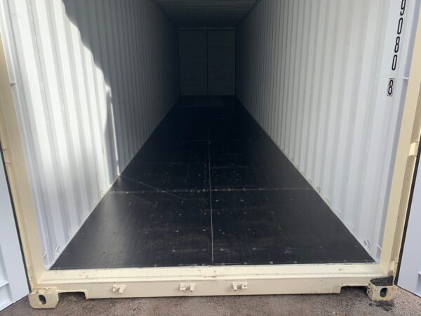 New 40 ft High Cube Double-Door Shipping Container – Beige, Blue, Red - Image 20