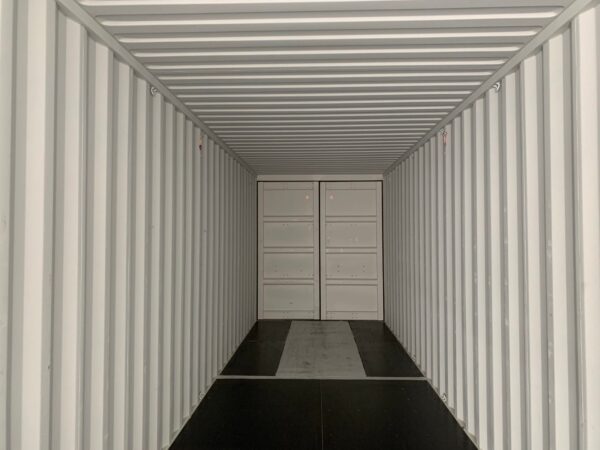 New 40 ft High Cube Double-Door Shipping Container – Beige, Blue, Red - Image 26
