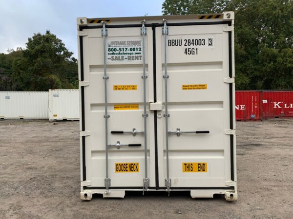 New 24 ft High Cube Shipping Container – White or Red - Image 3