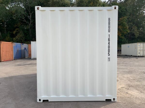 New 16 ft High Cube Shipping Container – White - Image 12