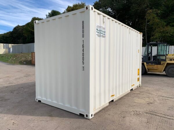 New 16 ft High Cube Shipping Container – White - Image 13