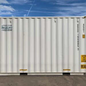 New 16 ft High Cube Shipping Container – White