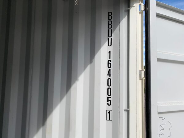 New 16 ft High Cube Shipping Container – White - Image 27