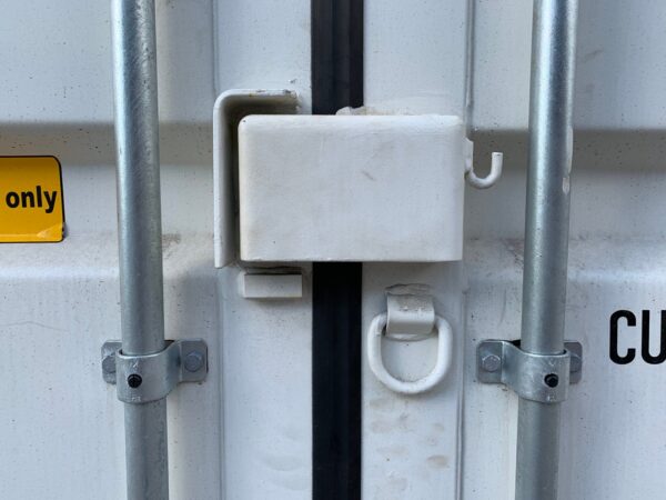 Used High Cube Shipping Container – White, Blue, Green - Image 5
