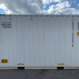 Used High Cube Shipping Container – White, Blue, Green