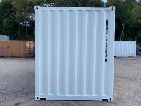 Used High Cube Shipping Container – White, Blue, Green - Image 12