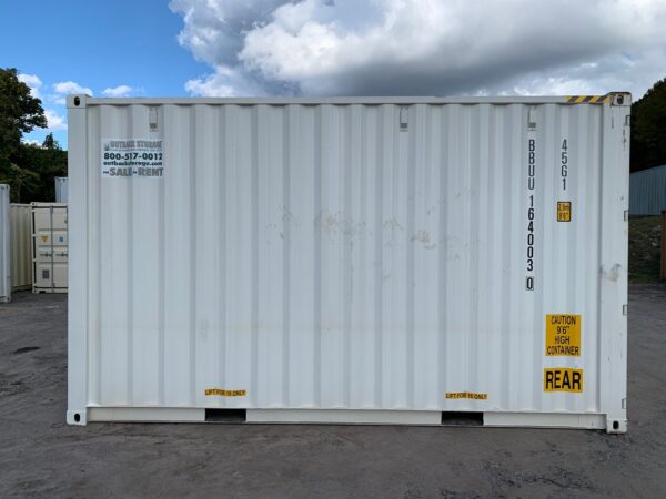 Used High Cube Shipping Container – White, Blue, Green - Image 14