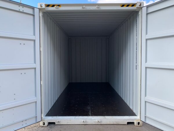 Used High Cube Shipping Container – White, Blue, Green - Image 17