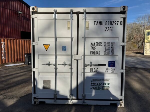 New 10 ft Standard Height Shipping Container – White or Red