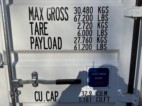 New 10 ft Standard Height Shipping Container – White or Red - Image 8