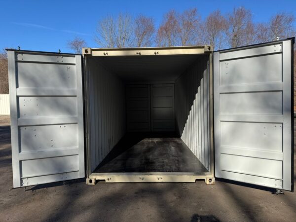 New 20 ft Double-Door Shipping Container – Beige - Image 16