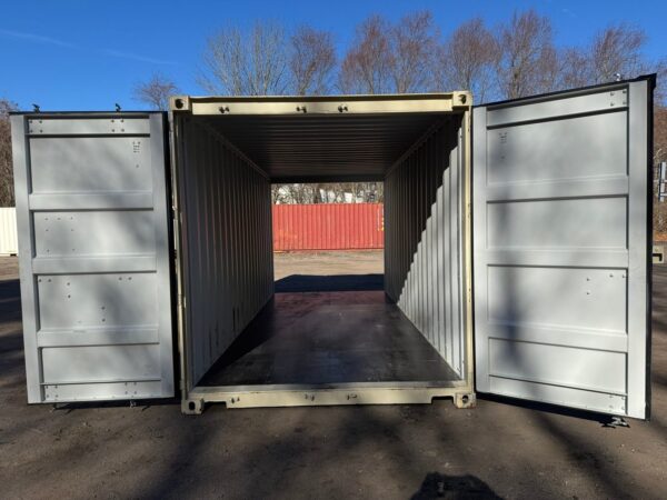 New 20 ft Double-Door Shipping Container – Beige - Image 27