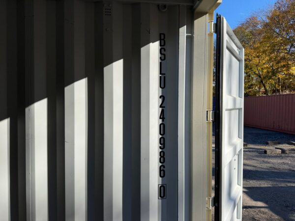 New 20 ft Double-Door Shipping Container – Beige - Image 31