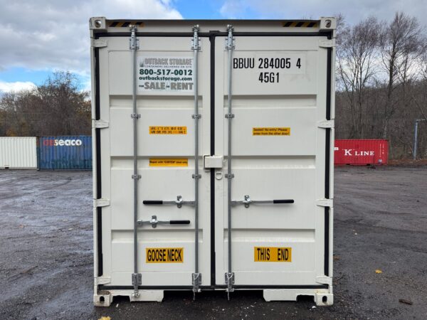 New 24 ft High Cube Shipping Container – White or Red - Image 3
