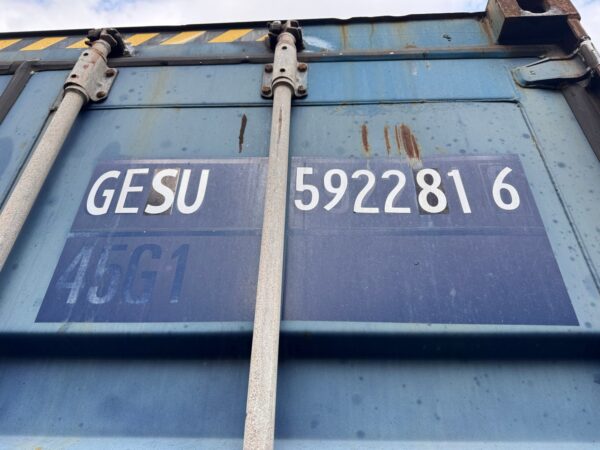 As-is 40 ft High Cube Shipping Container – Blue - Image 2