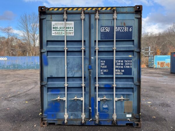 As-is 40 ft High Cube Shipping Container – Blue - Image 3