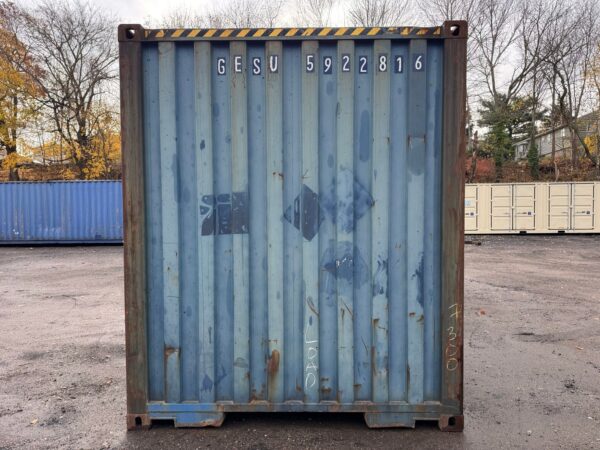 As-is 40 ft High Cube Shipping Container – Blue - Image 8