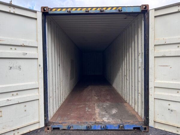 As-is 40 ft High Cube Shipping Container – Blue - Image 13