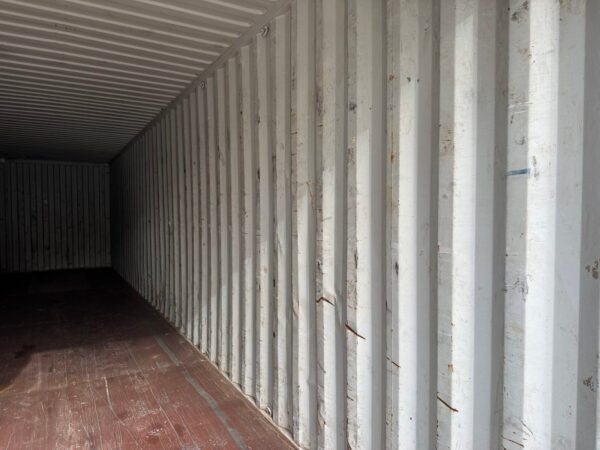 As-is 40 ft High Cube Shipping Container – Blue - Image 20