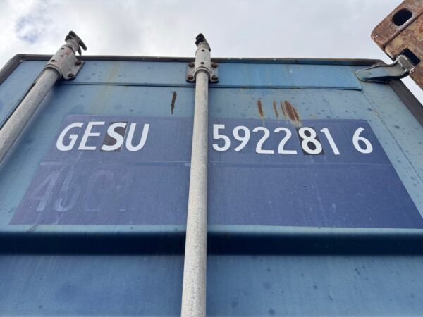 As-is 40 ft High Cube Shipping Container – Blue - Image 29