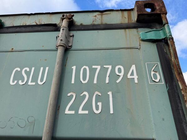 Used 20 ft Standard Height Shipping Container – Green or Red - Image 2