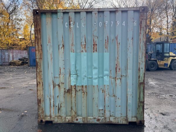 Used 20 ft Standard Height Shipping Container – Green or Red - Image 9