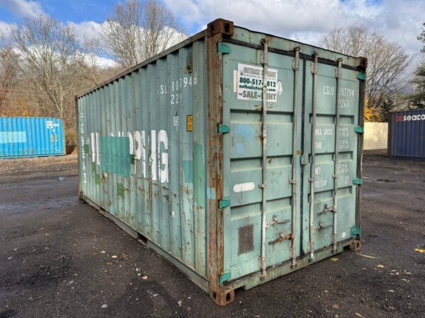 Used 20 ft Standard Height Shipping Container – Green or Red - Image 12