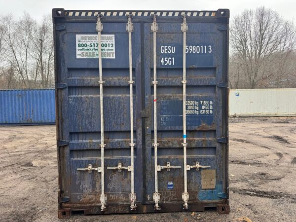 Used 40 ft High Cube Shipping Container – Blue or Red - Image 2