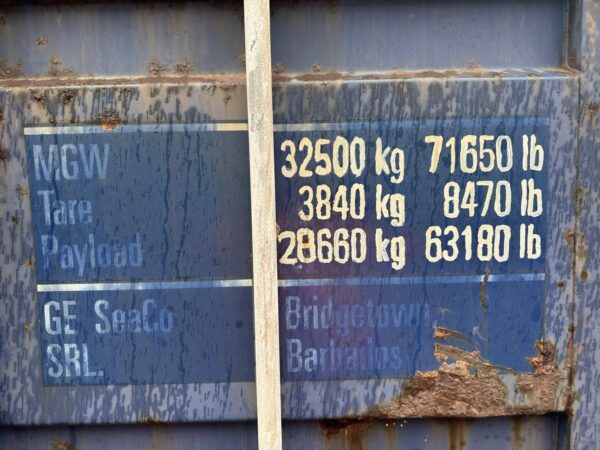 Used 40 ft High Cube Shipping Container – Blue or Red - Image 4