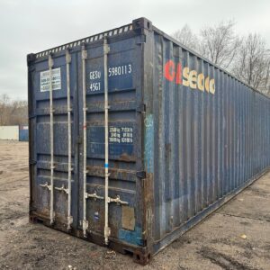 Used 40 ft High Cube Shipping Container – Blue or Red
