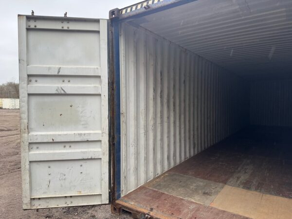 Used 40 ft High Cube Shipping Container – Blue or Red - Image 13