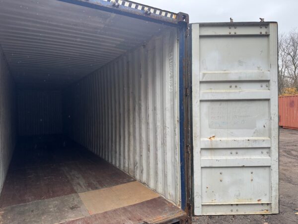 Used 40 ft High Cube Shipping Container – Blue or Red - Image 14
